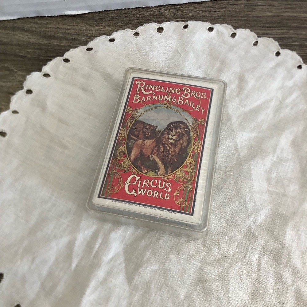 1973 Sealed Ringling Bros Barnum and Bailey Playing Cards